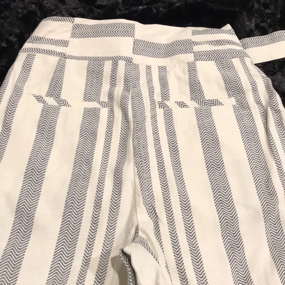 Free People  Hi Tyed Wide Leg Striped Pants. - Picture 6 of 9